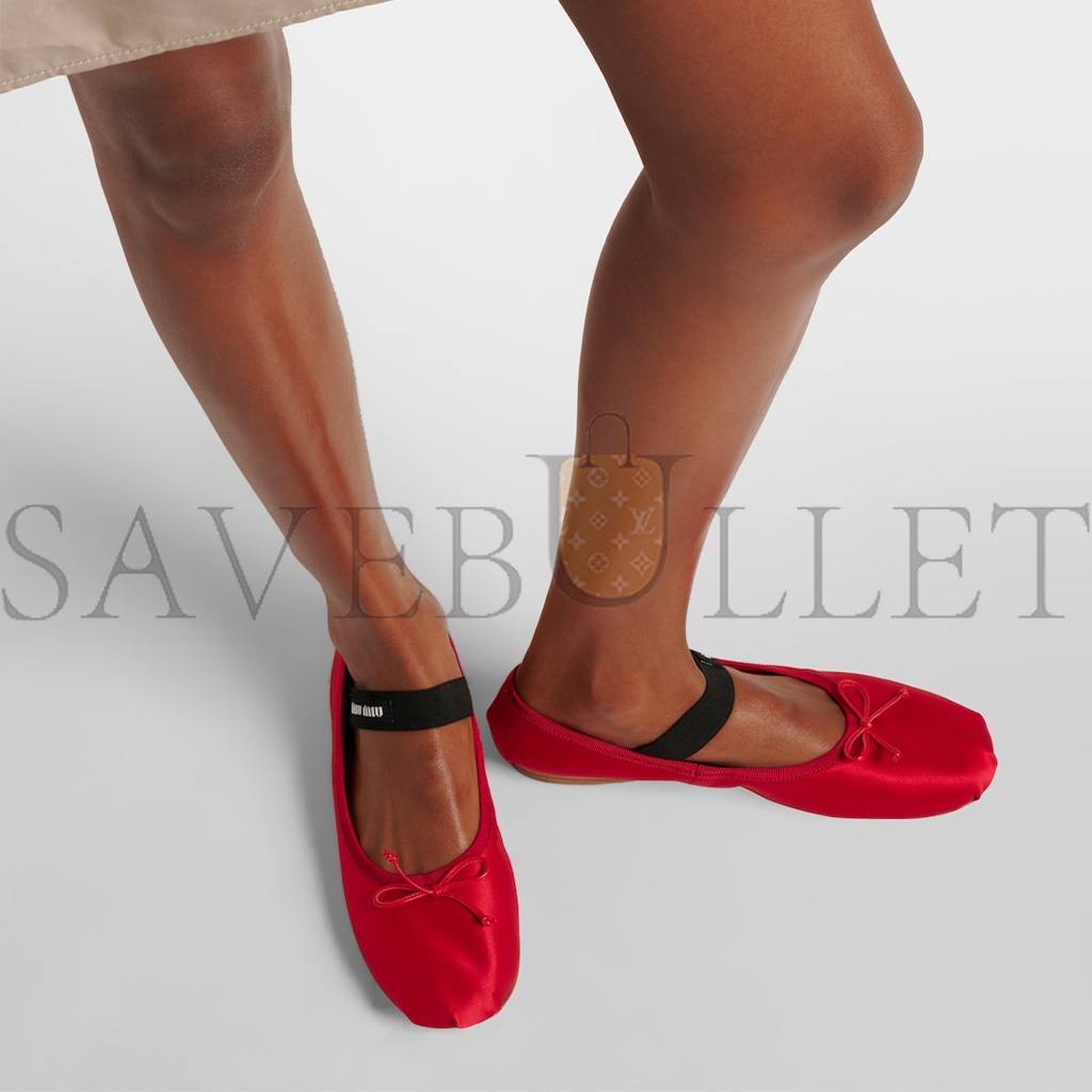 M1v M1v satin ballet flats 5f794d
